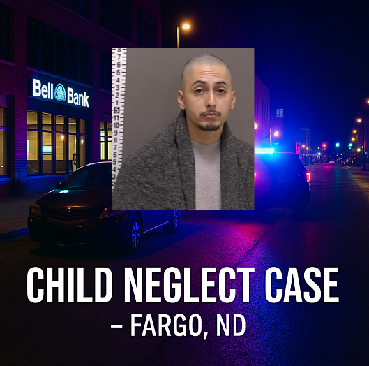 Crookston Man Charged After Kids Found in Running Car