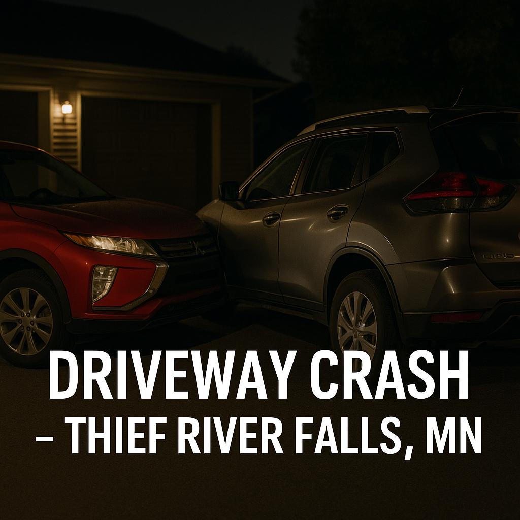 Driveway Collision Reported in Thief River Falls