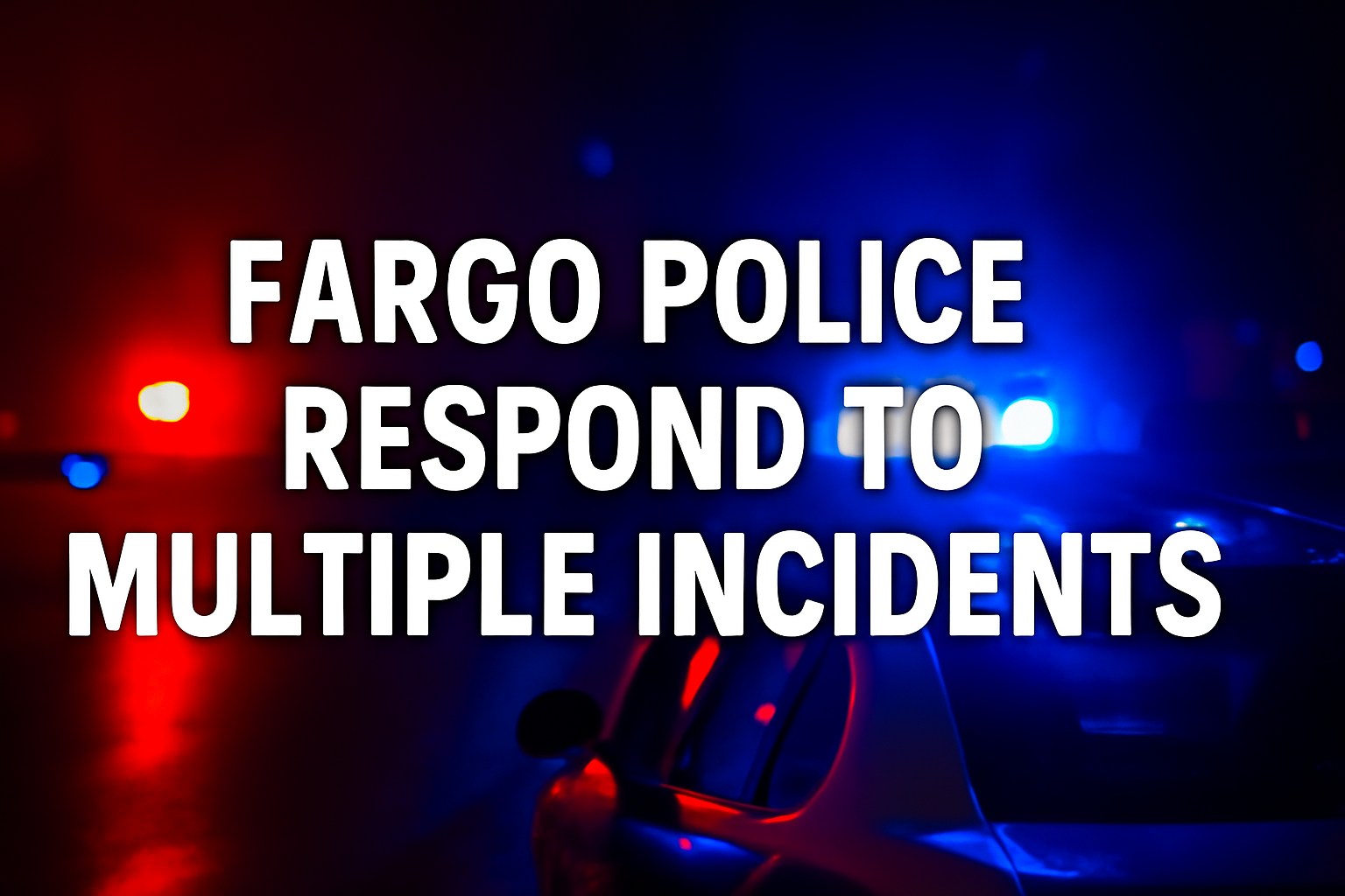 Fargo Police Respond to Multiple Calls in One Hour