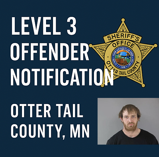 Level 3 Offender Moving to Otter Tail County
