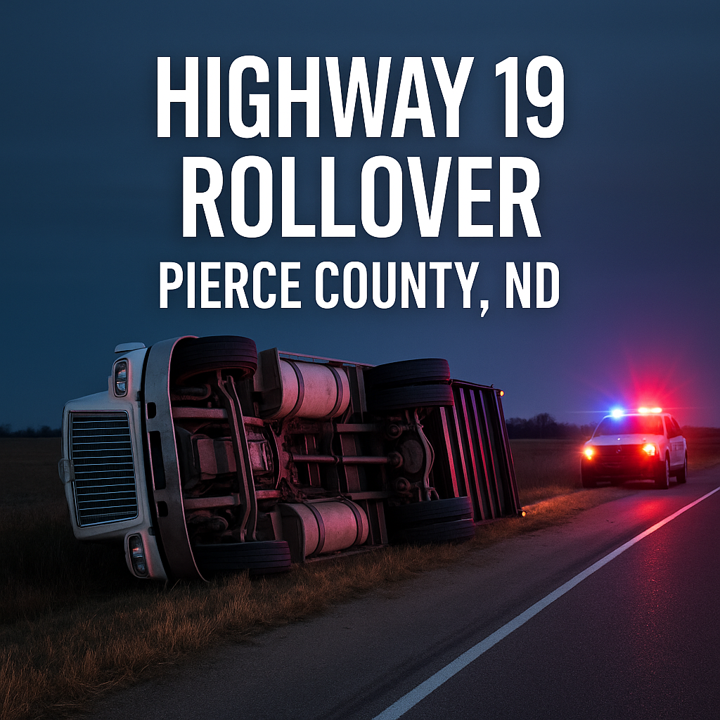Highway 19 Rollover Injures Driver – Pierce County