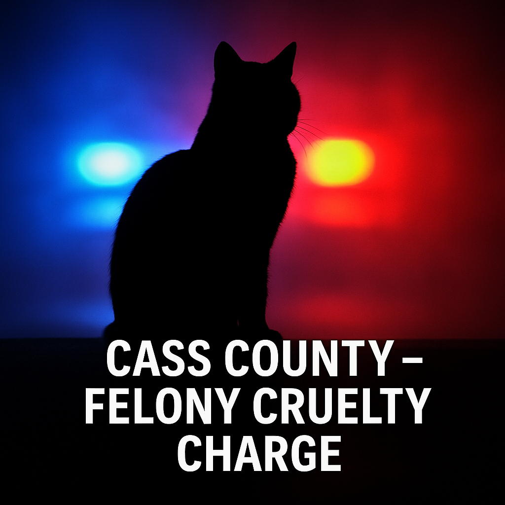 Cass County: Walker Man Charged in Cat Slashing
