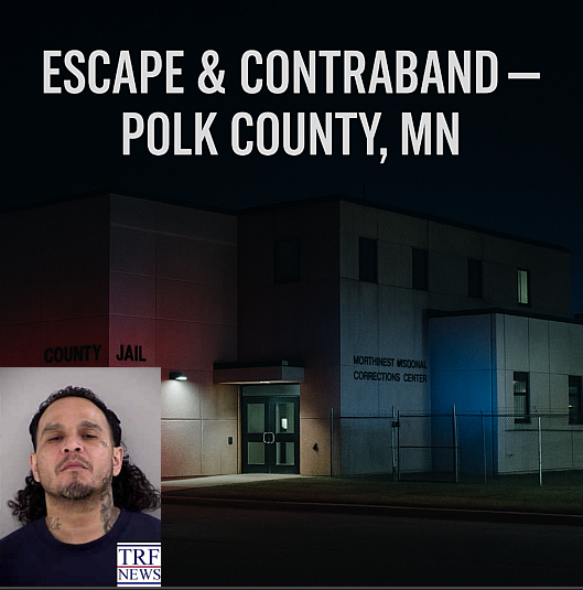 Crookston Inmate Charged for Escape, Contraband