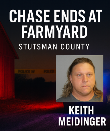 Stutsman County: Man Arrested After Pursuit