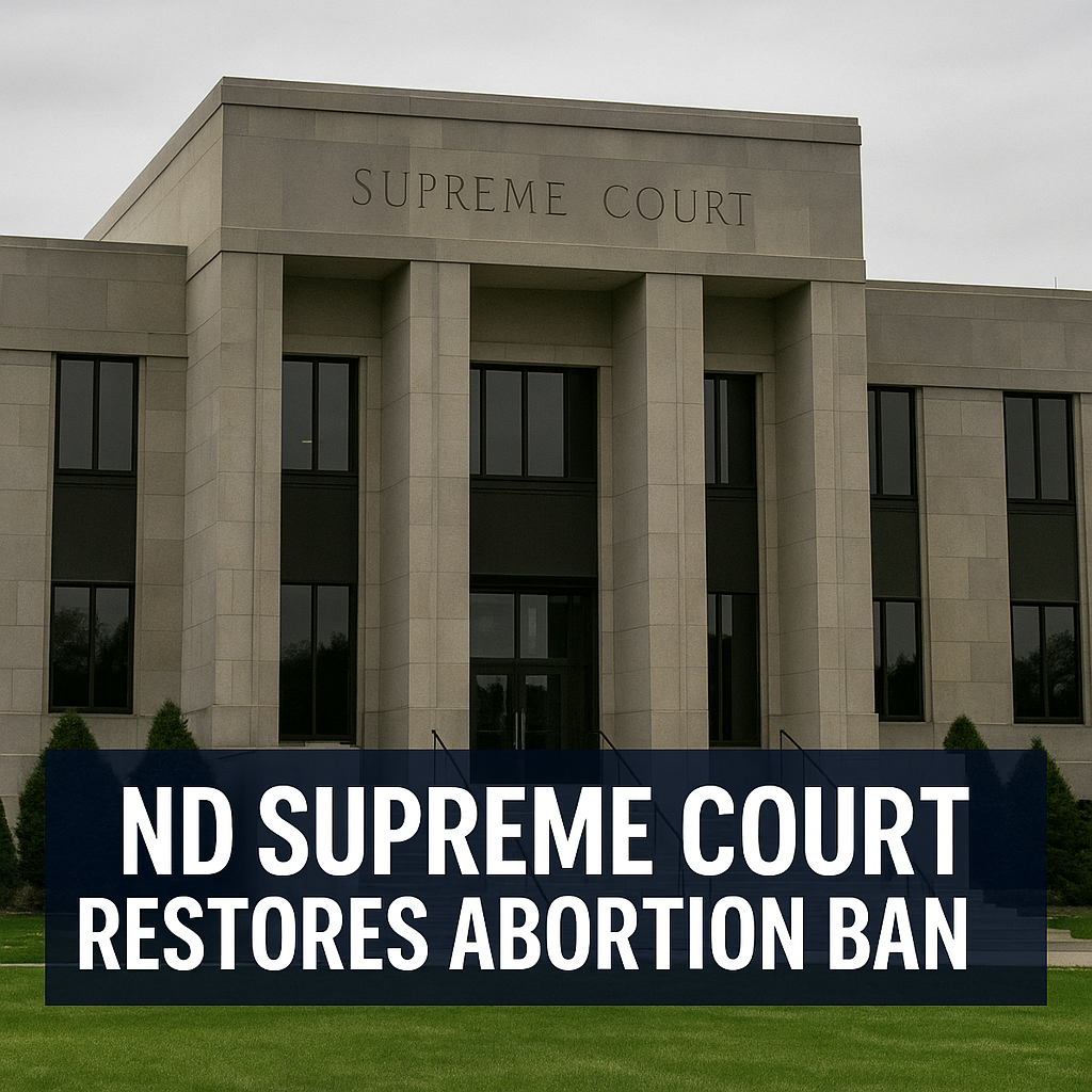 ND Supreme Court Restores Statewide Abortion Ban