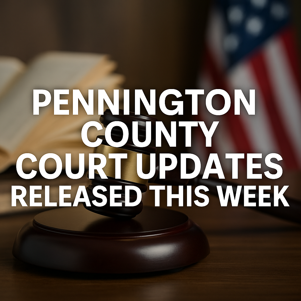 Pennington County Court Dispositions Released