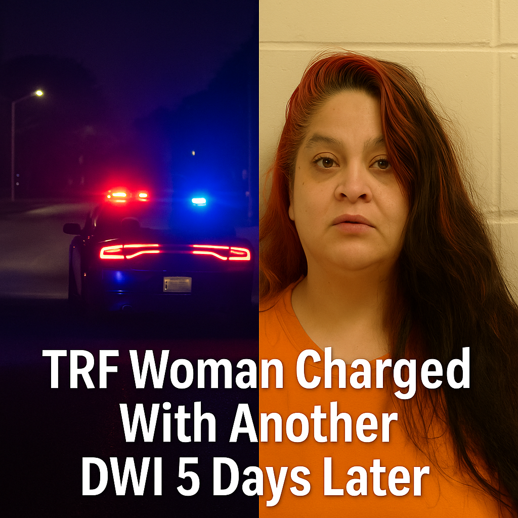 TRF Woman Charged With Another DWI 5 Days Later