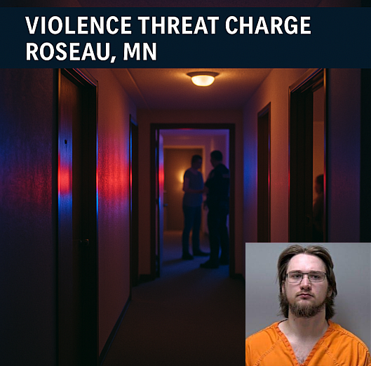 Roseau Man Charged With Violent Threats