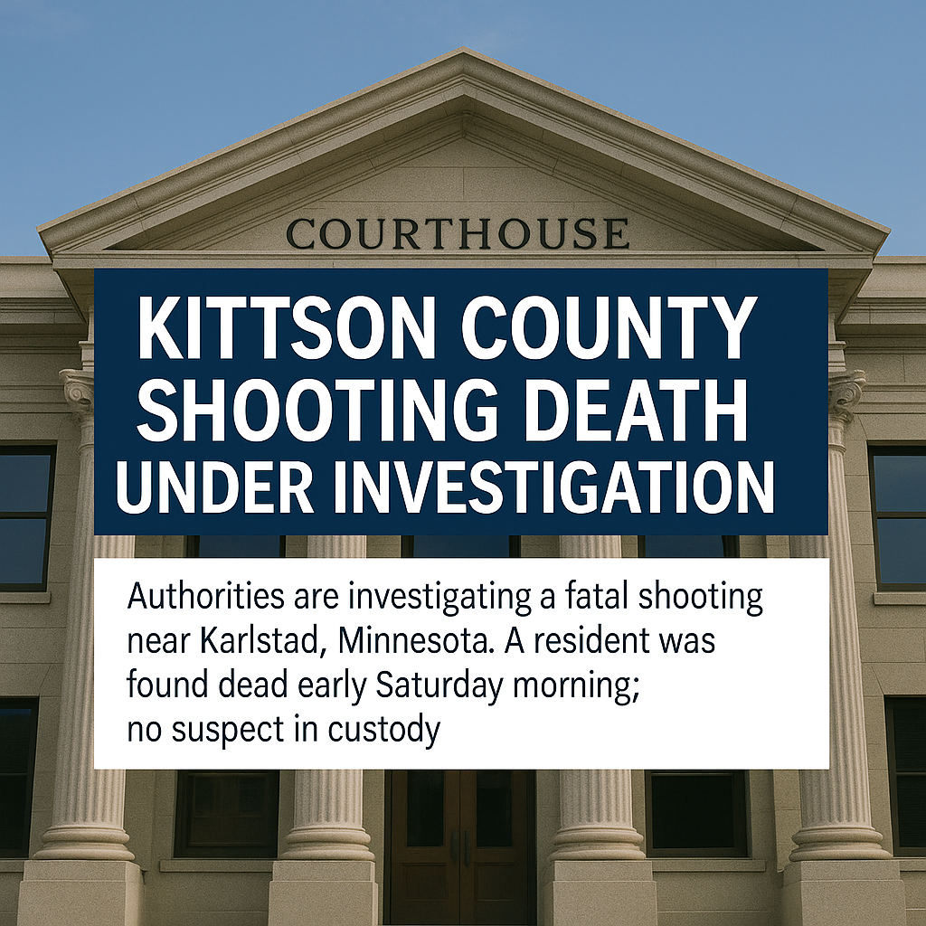Karlstad Shooting Death Under Investigation