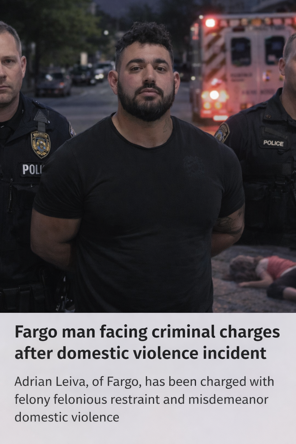 Fargo: Man Charged After Woman Jumps From Moving Car