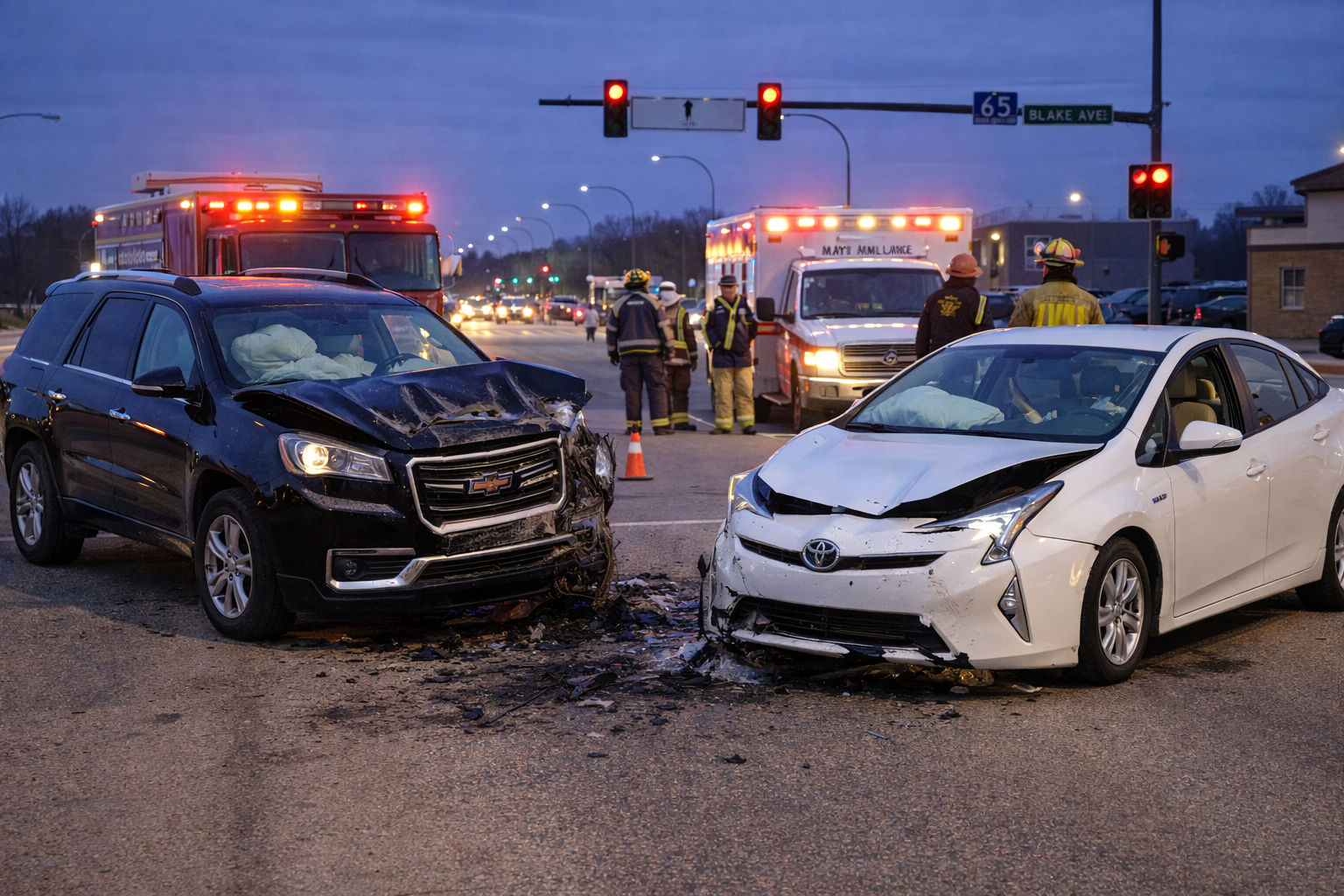 Albert Lea: Hwy 65 Crash Sends Two to Hospital