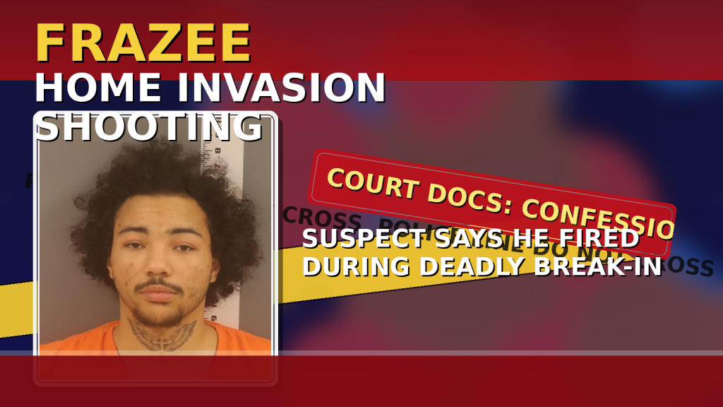 Frazee: Suspect Admits Firing in Home Invasion