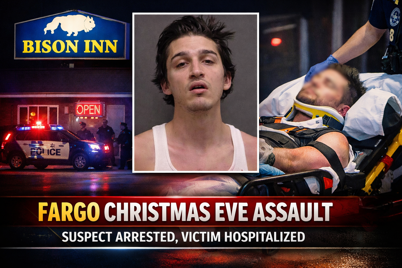 Fargo Man Arrested After Christmas Eve Assault at Bison Inn