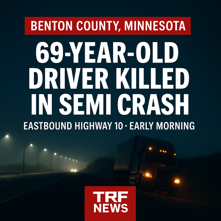 Benton County Semi Crash Kills 69-Year-Old Driver