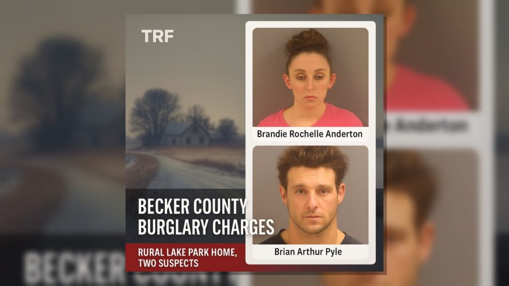 Becker County Pair Charged in Rural Burglary