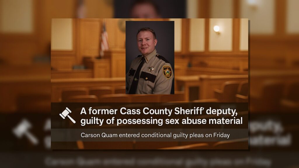 Cass County: Ex-Deputy Pleads Guilty To Child Sex Material
