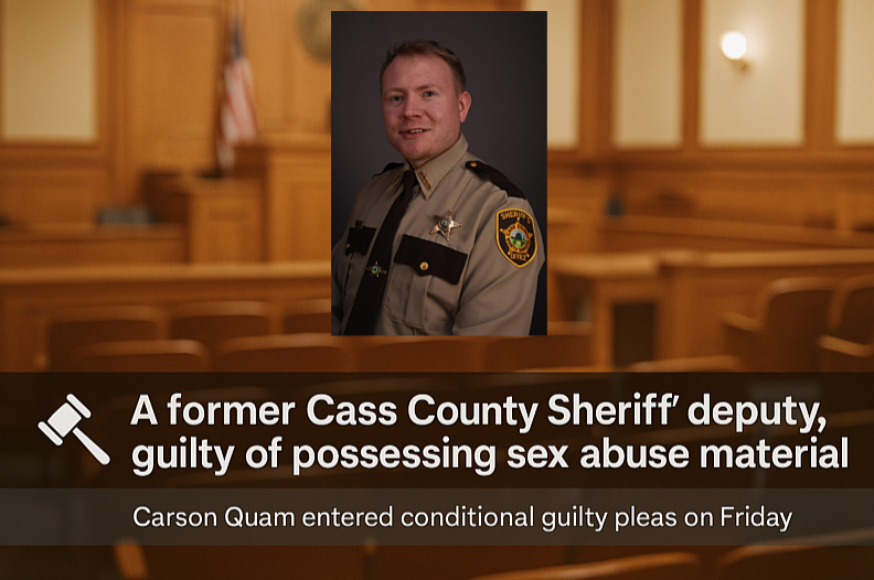 Cass County: Ex-Deputy Pleads Guilty To Child Sex Material