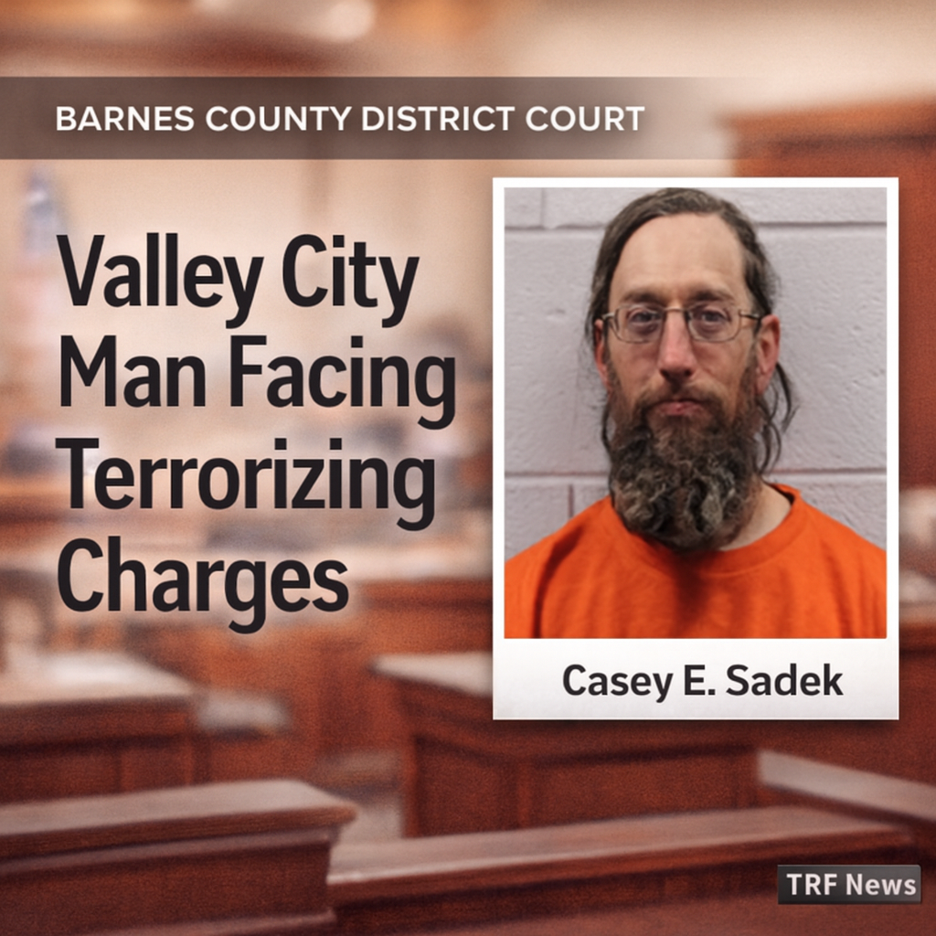 Barnes County: Man Charged With Terrorizing