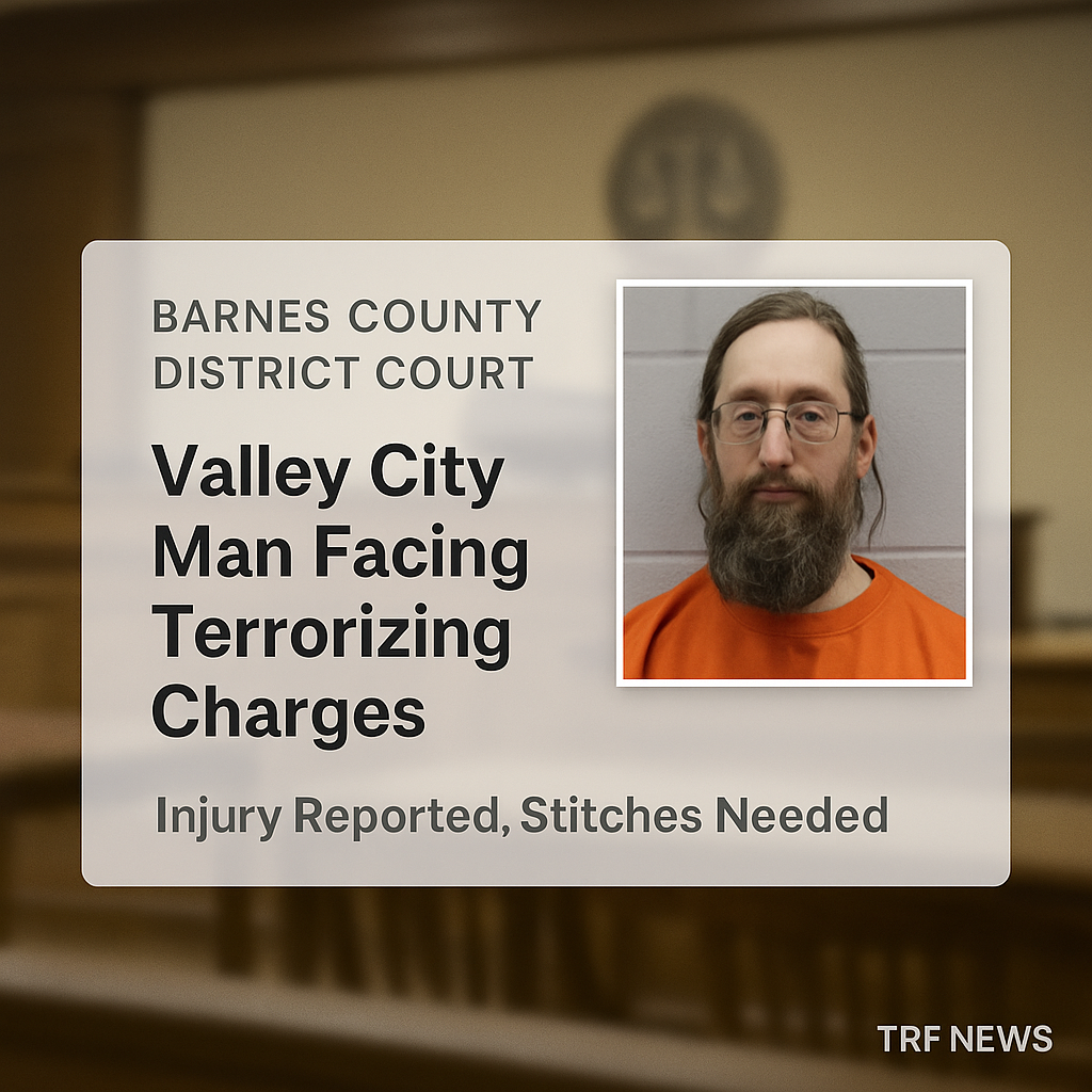Barnes County: Man Charged With Terrorizing