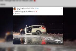 Crow Wing County: 3 Vehicles Through Pelican Lake Ice