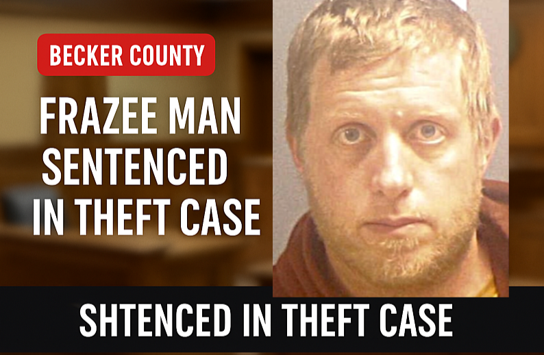 Frazee Man Sentenced in Becker County Theft Case