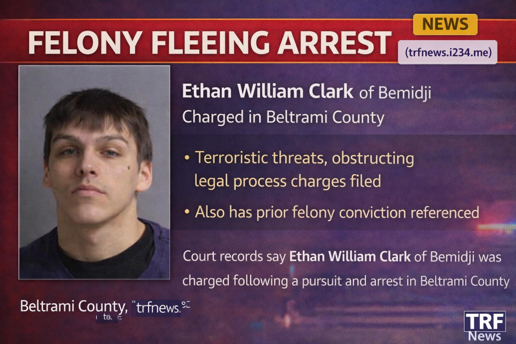 Bemidji: Felony Fleeing, Threats Charges Filed