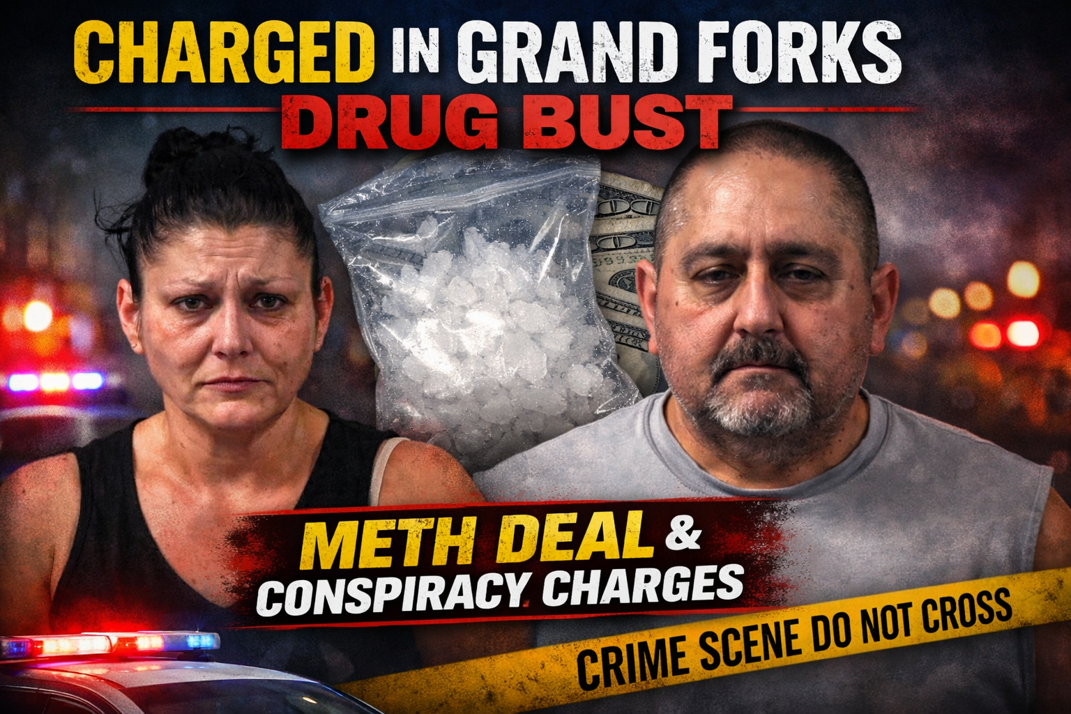 Grand Forks Drug Sting: Two Charged in Meth Sale