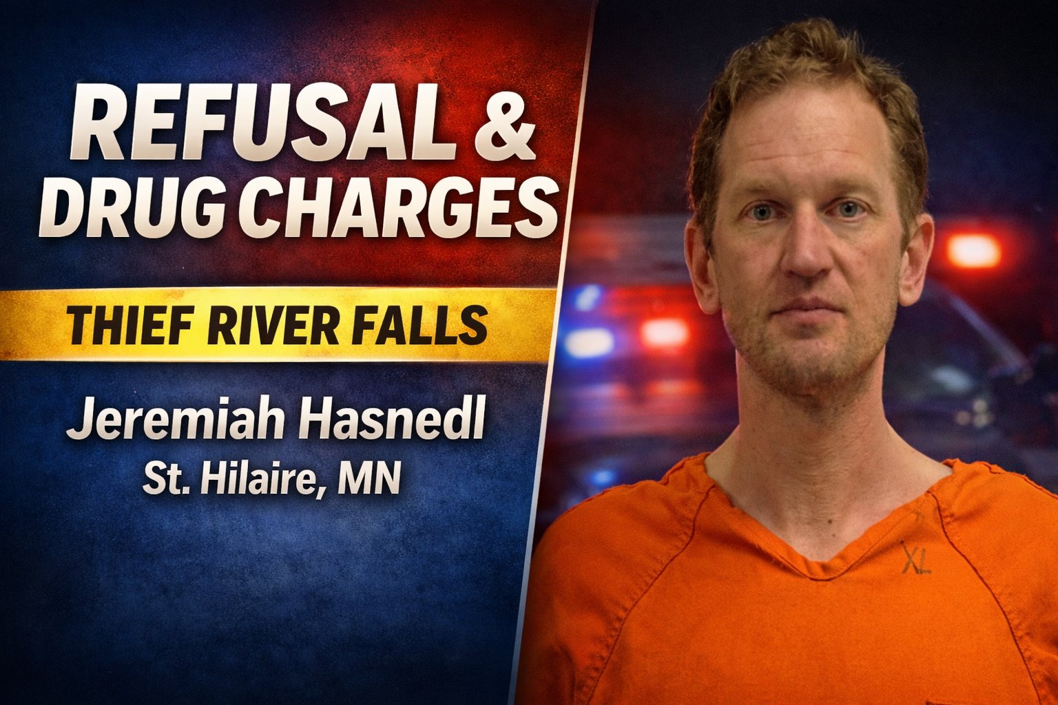 Thief River Falls stop leads to refusal, drug charges