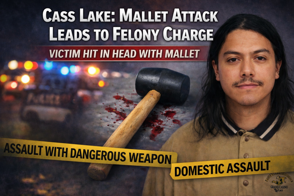 Cass Lake: Mallet Attack Leads to Felony Charge
