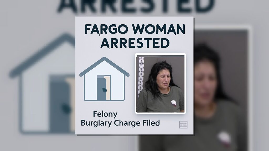 Fargo Woman Charged With Felony Burglary