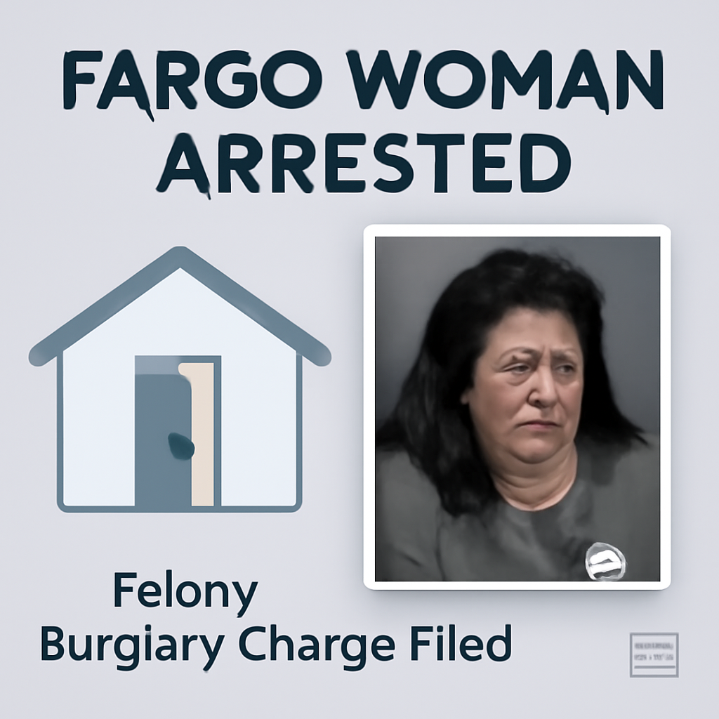 Fargo Woman Charged With Felony Burglary