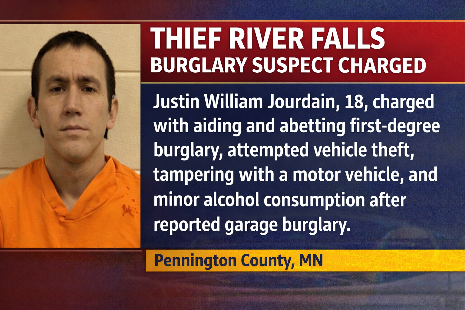 Thief River Falls: 3 Teens Linked to Burglary Call