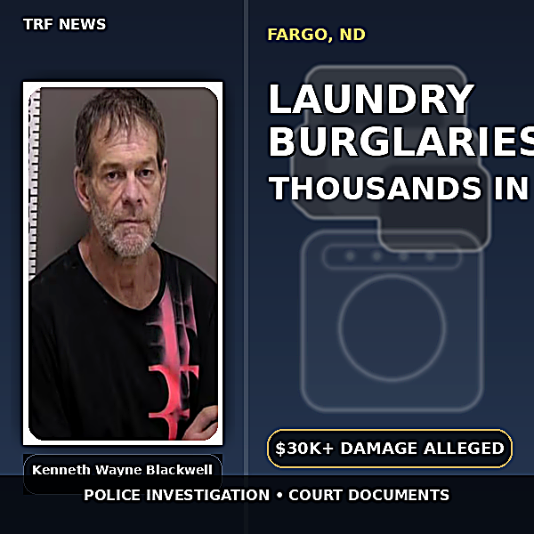 Fargo: Man Charged in Laundry Coin Burglaries