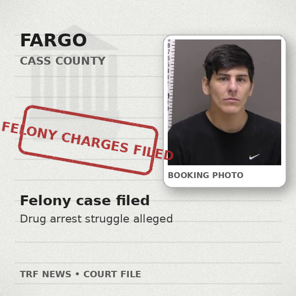 Fargo Man Charged After Meth Arrest Struggle