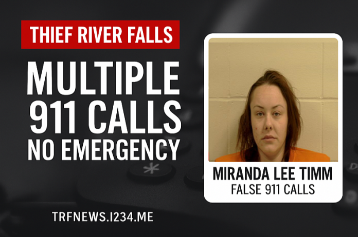 Thief River Falls Woman Cited For False 911 Calls