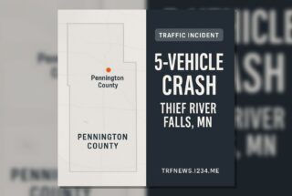 Pennington County 5-Vehicle Crash, One Driver Cited