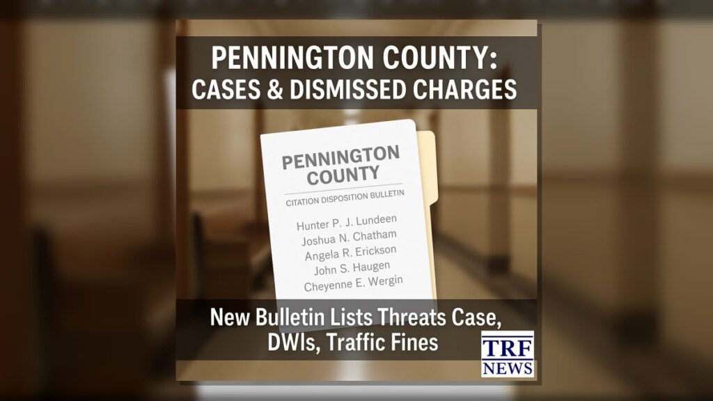 Pennington County: Dismissed Threats Case, Many Sentences