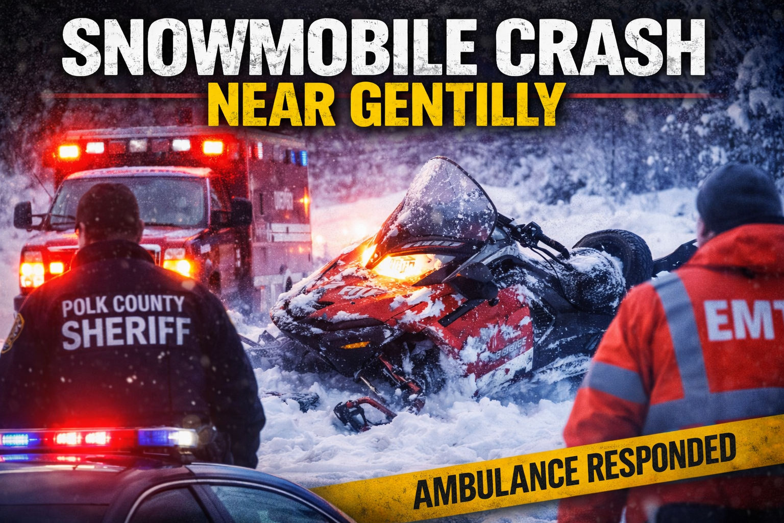 Polk County: Snowmobile Crash Reported Near Gentilly