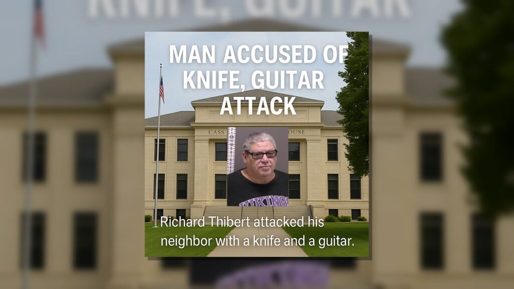 Cass County: Man Accused Of Knife, Guitar Attack