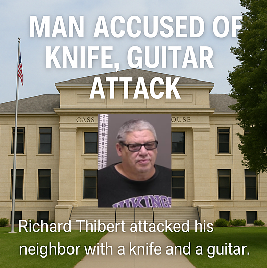 Cass County: Man Accused Of Knife, Guitar Attack