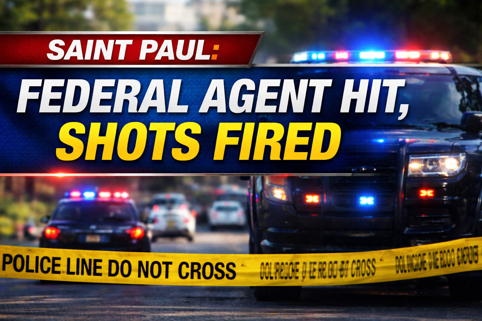 Saint Paul: Federal Agent Hit, Shots Fired