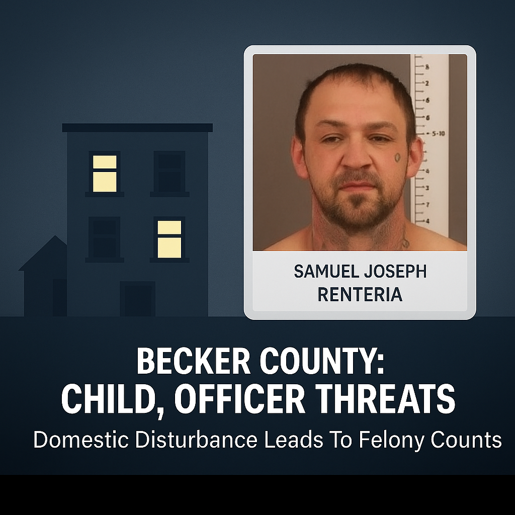 Becker County Man Accused Of Child, Officer Threats
