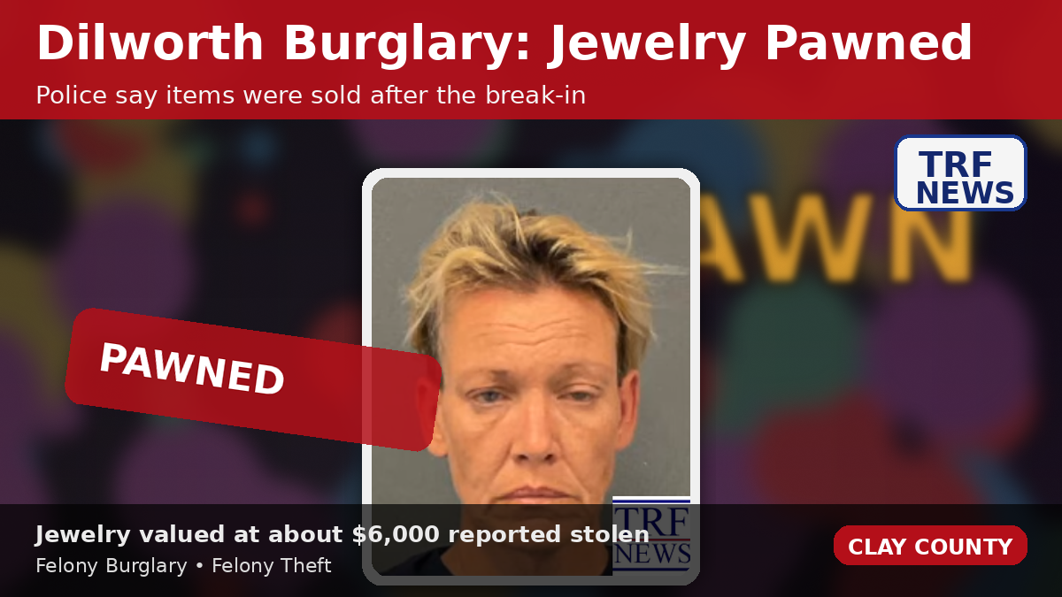 Dilworth: Woman Charged in $6K Jewelry Burglary