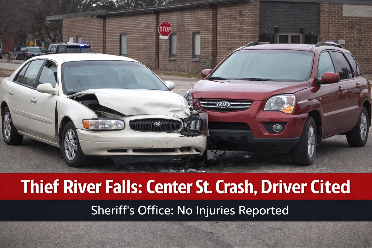 Thief River Falls: Center St. Crash, Driver Cited