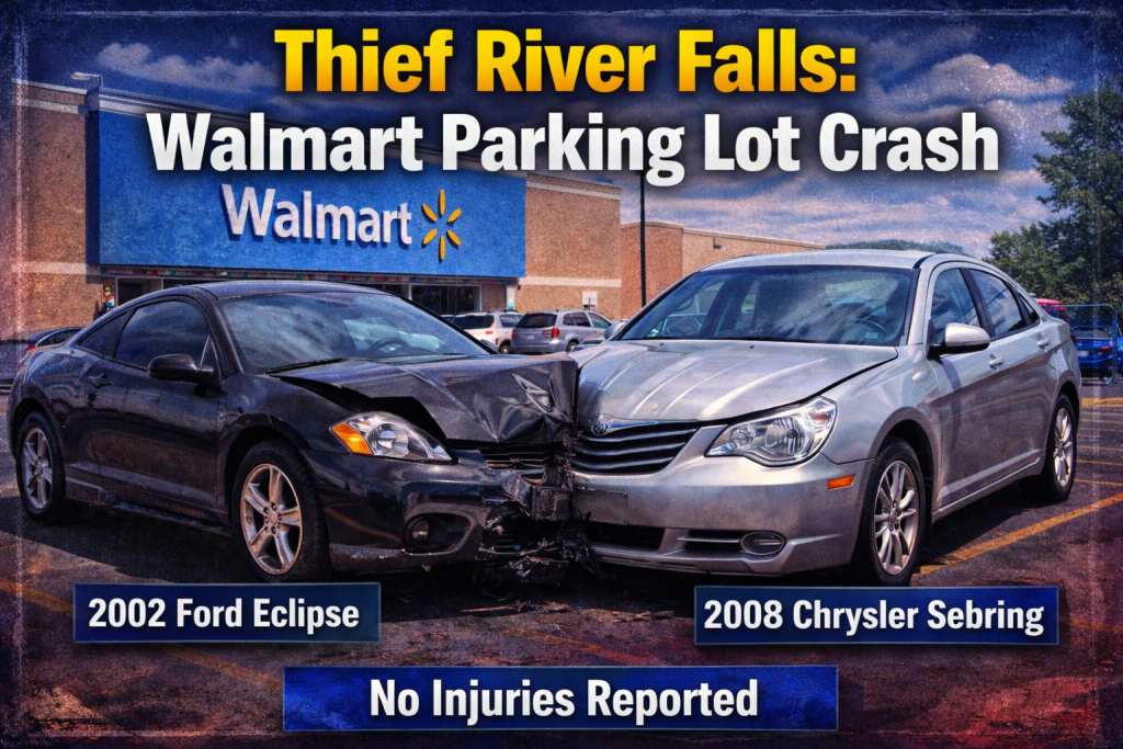 Thief River Falls: Walmart Parking Lot Crash