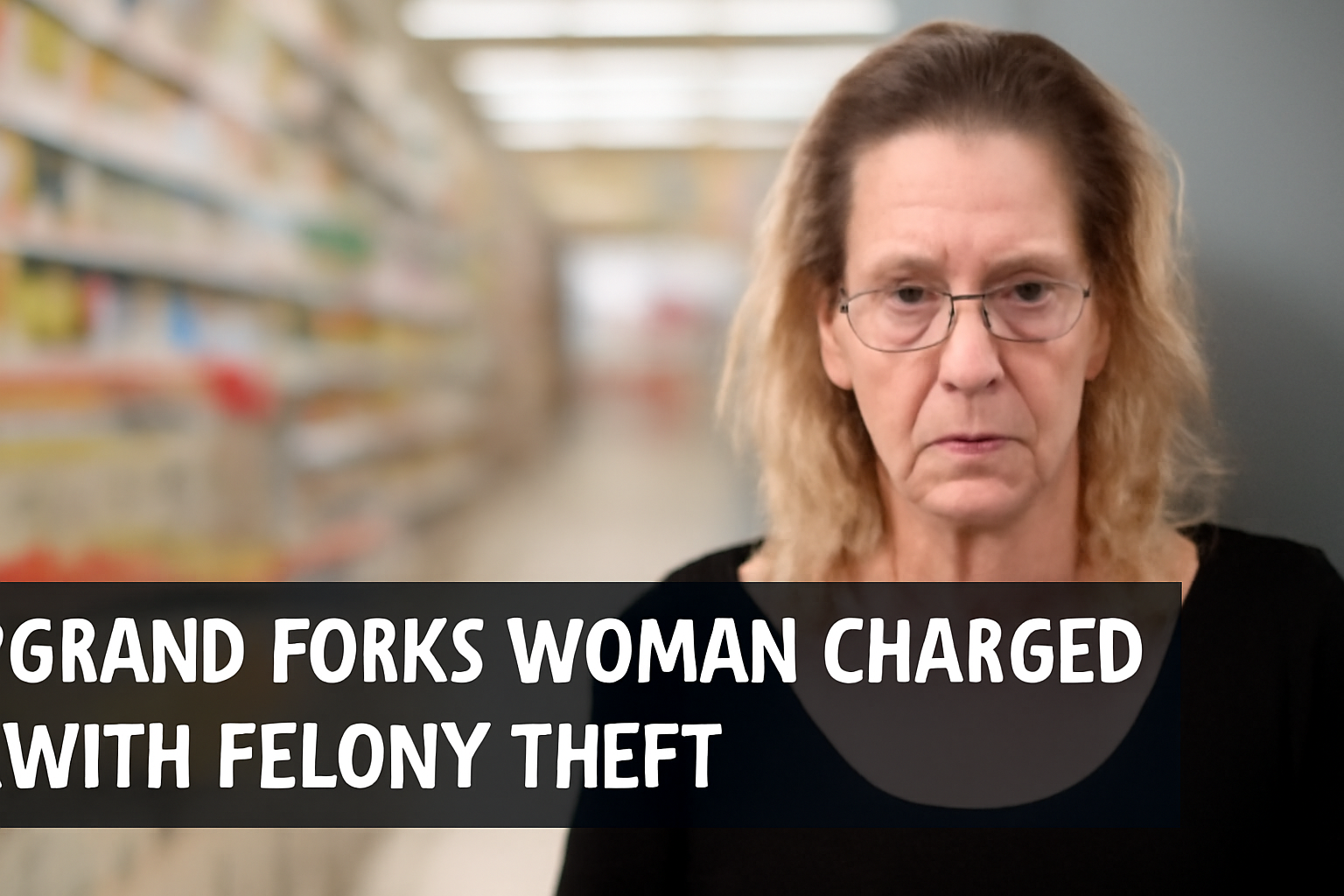 Grand Forks Woman Charged with Felony Theft