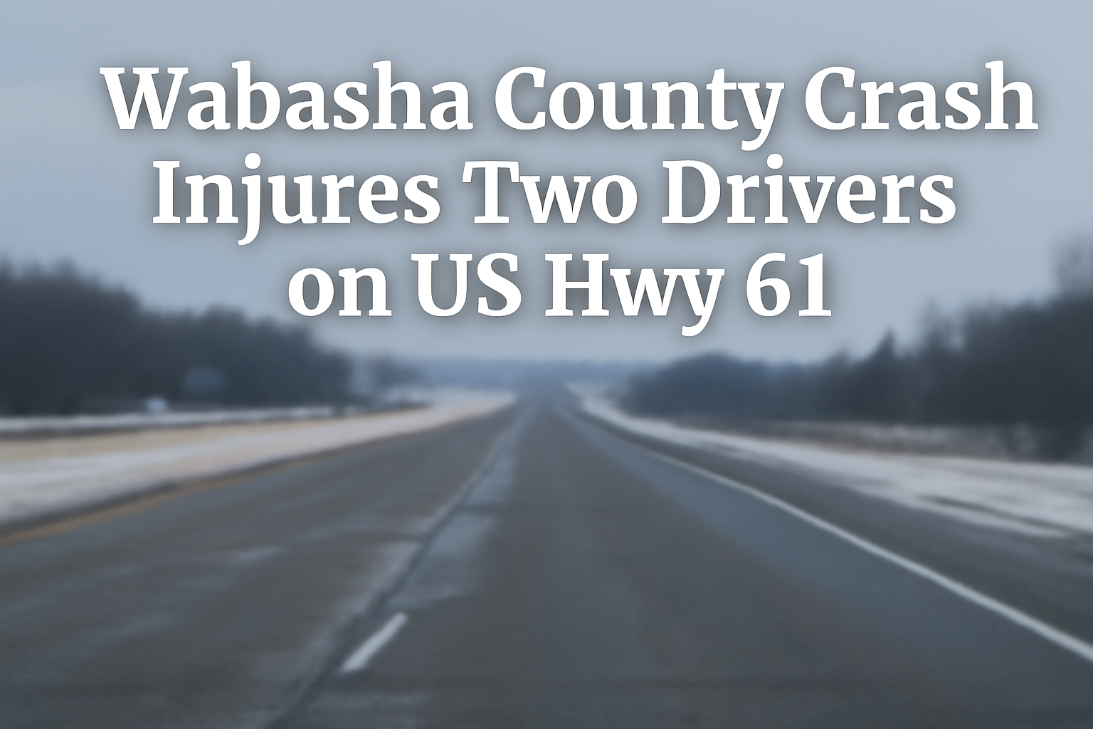 Wabasha County Crash Injures Two Drivers on US Hwy 61