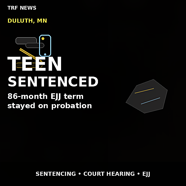 Duluth: Teen Gets 86 Months for Homeless Attack