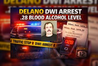 Delano: .28 DWI After Headlights-Off Stop