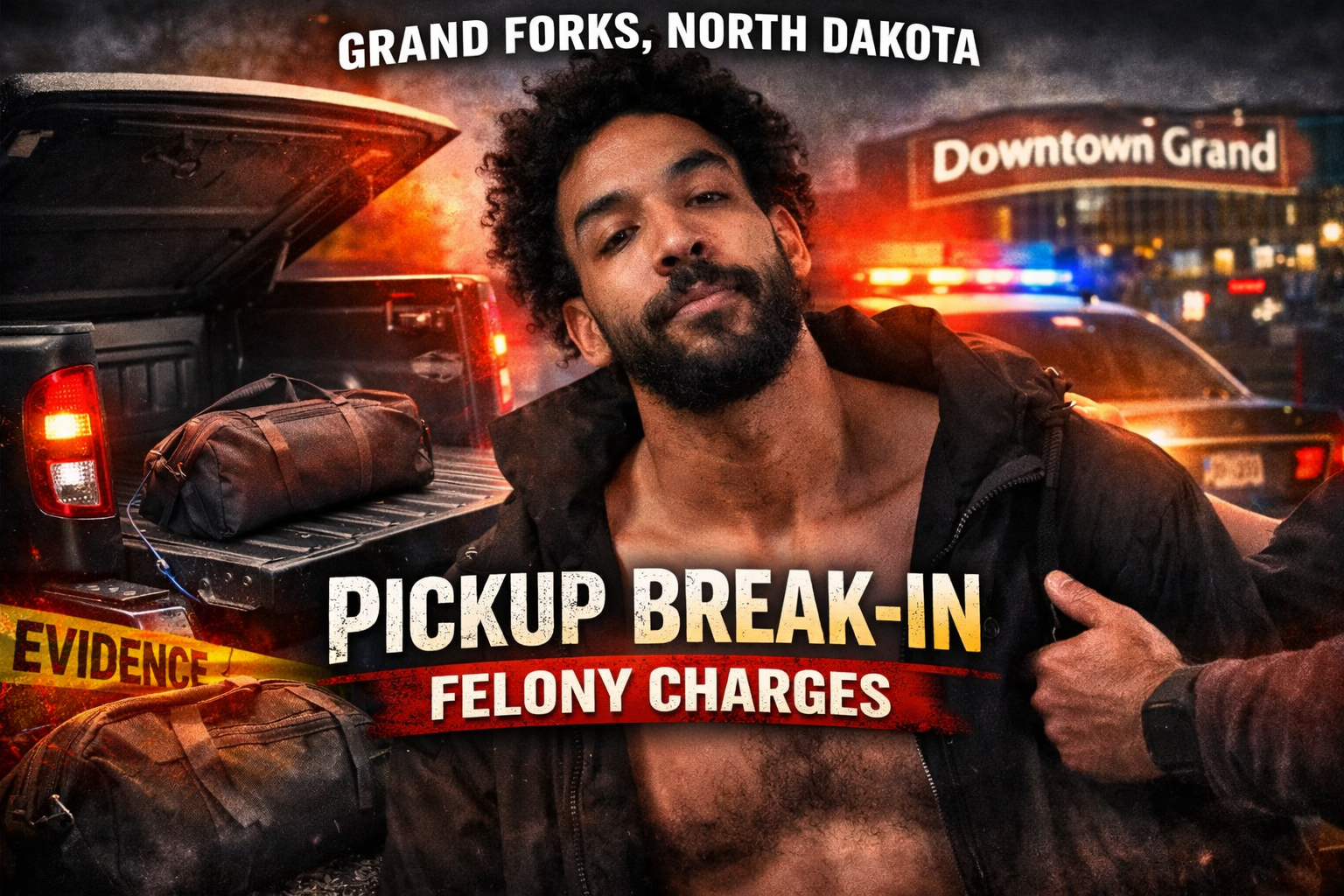 Grand Forks: Pickup Break-In Leads to Felony Charge